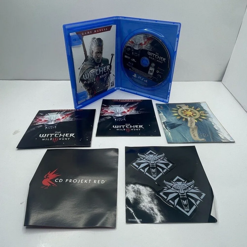 The Witcher 3: Wild Hunt (Sony PlayStation 4, 2015) Complete W/ Manual